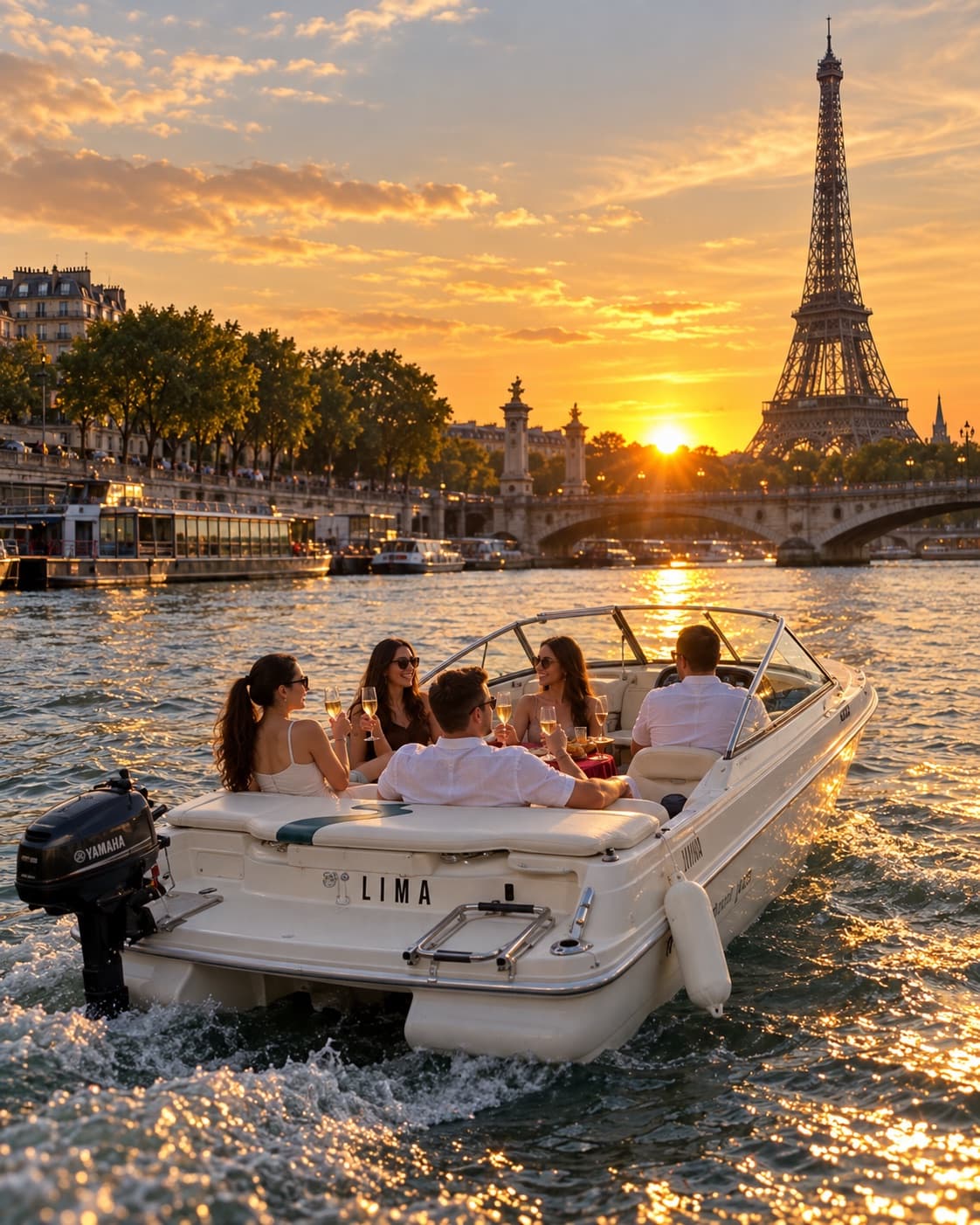 Croisière coucher de soleil · 1h30