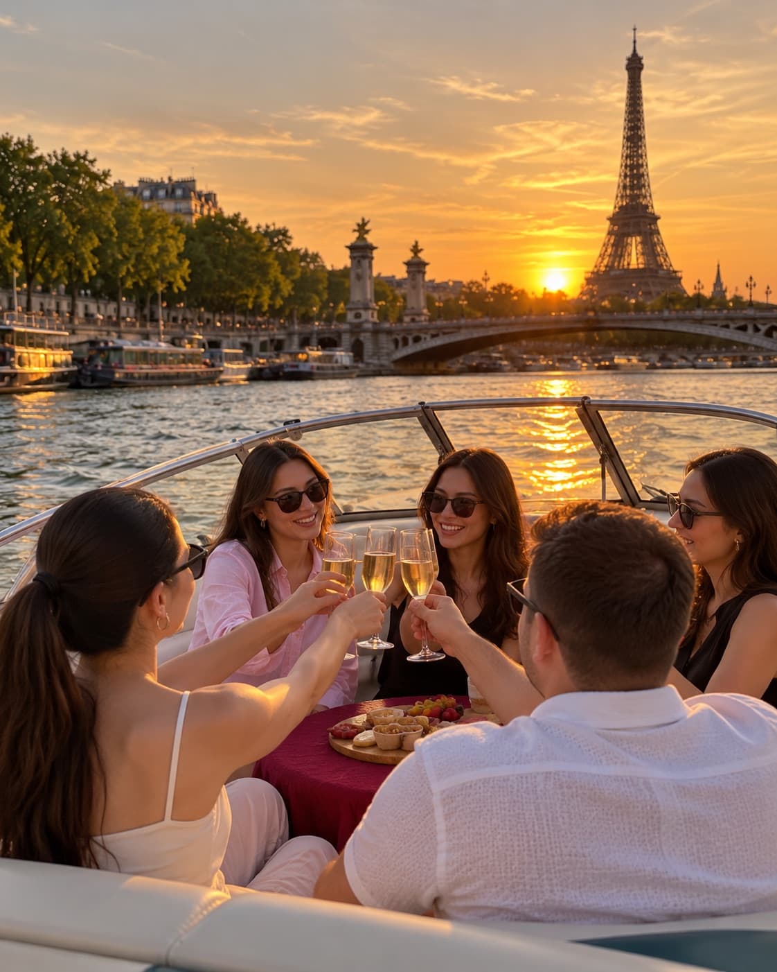Croisière coucher de soleil · 2h